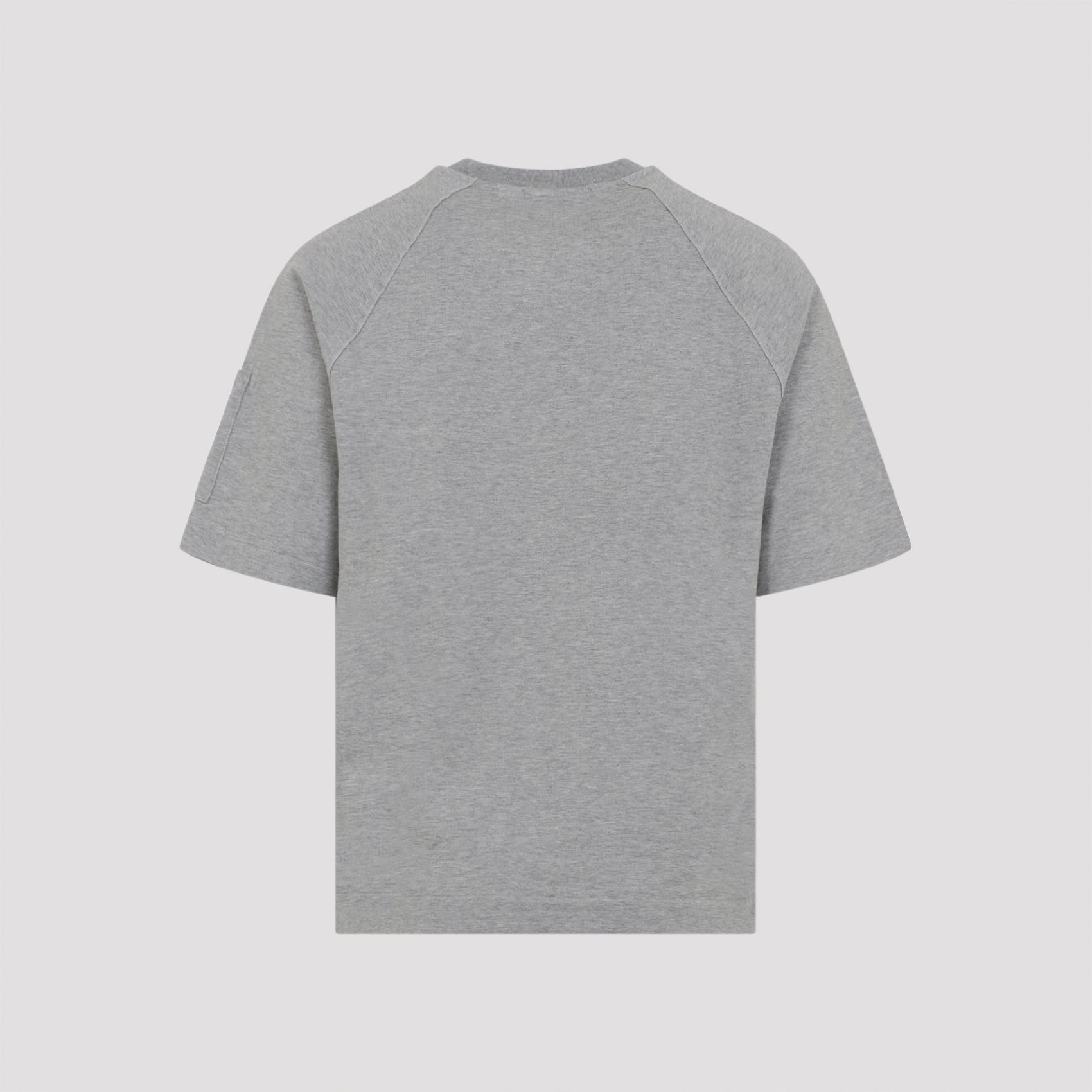 Short-Sleeved Cotton Sweatshirt With Distinctive Lens Detail