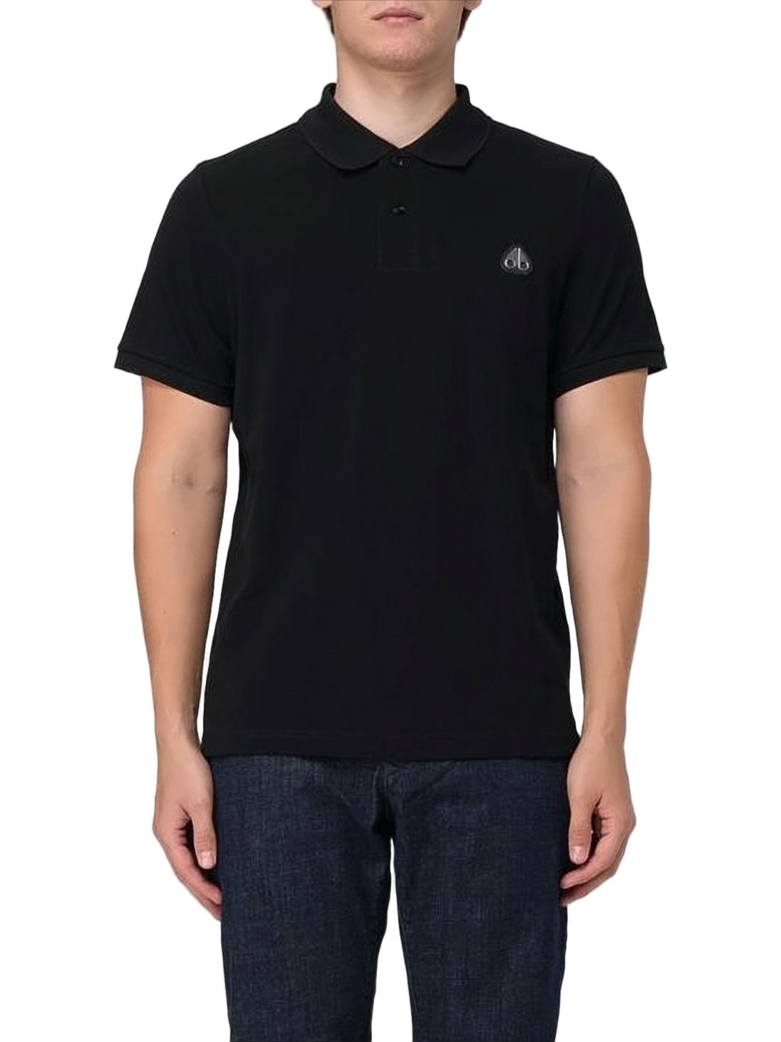 Short-Sleeve Polo Shirt with Traditional Collar