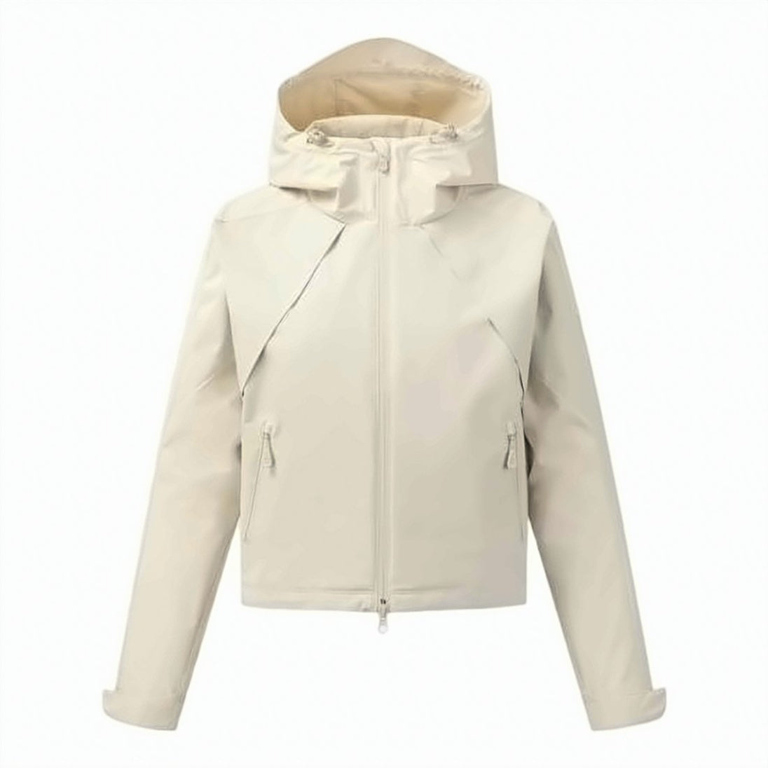 Front-Zipper Jacket with Adjustable Cuffs