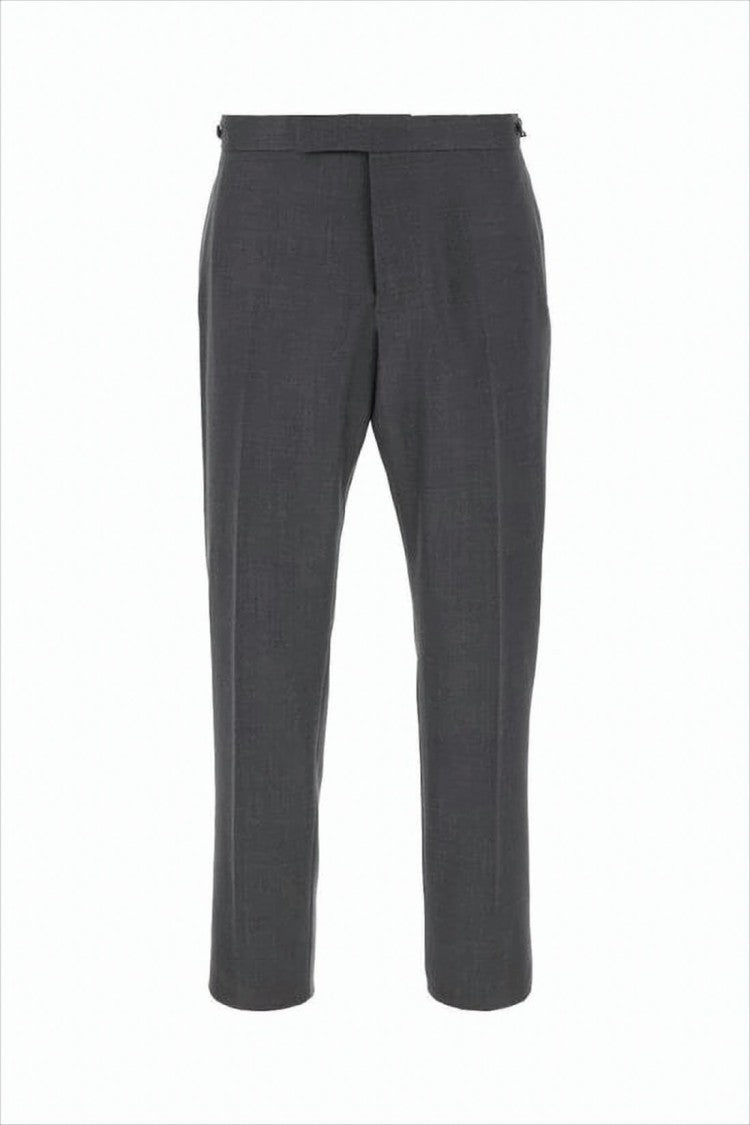 Slim-Fit Cropped Wool Suit Pants