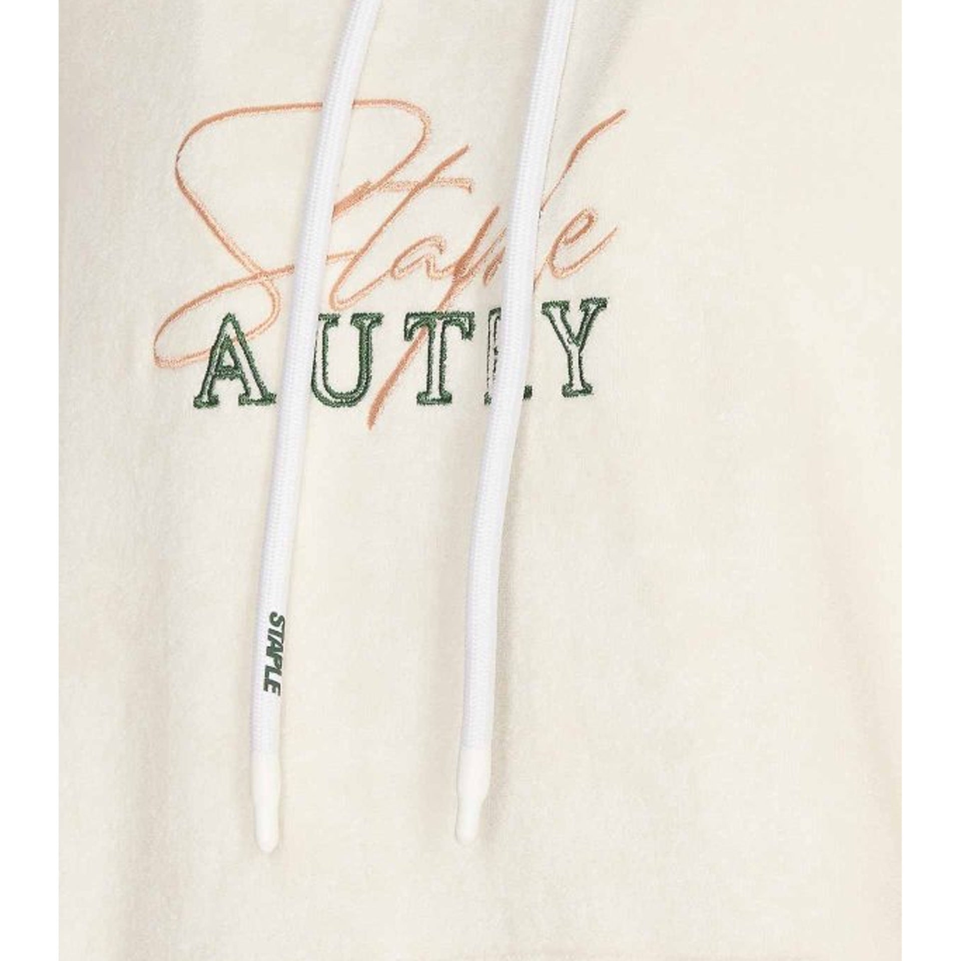 Chenille Hoodie With Embroidered Logo And Kangaroo Pocket
