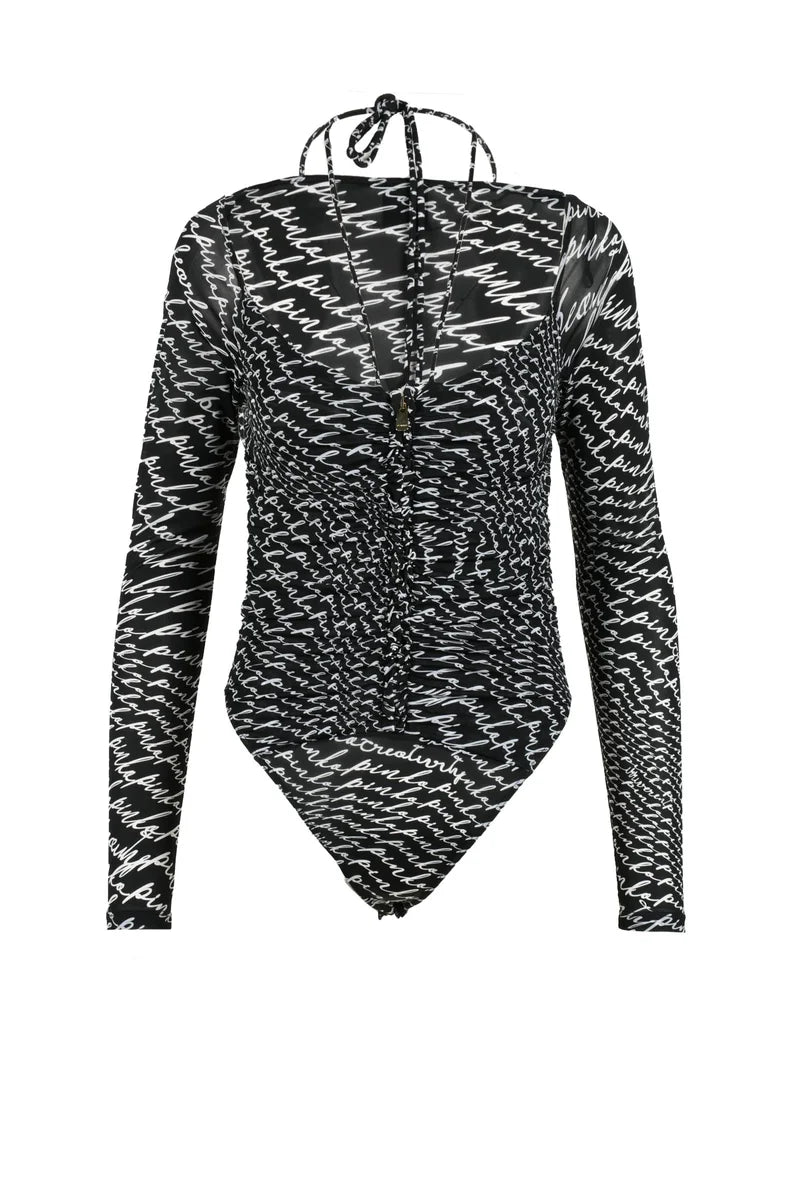 Black and White Contrast Bodysuit