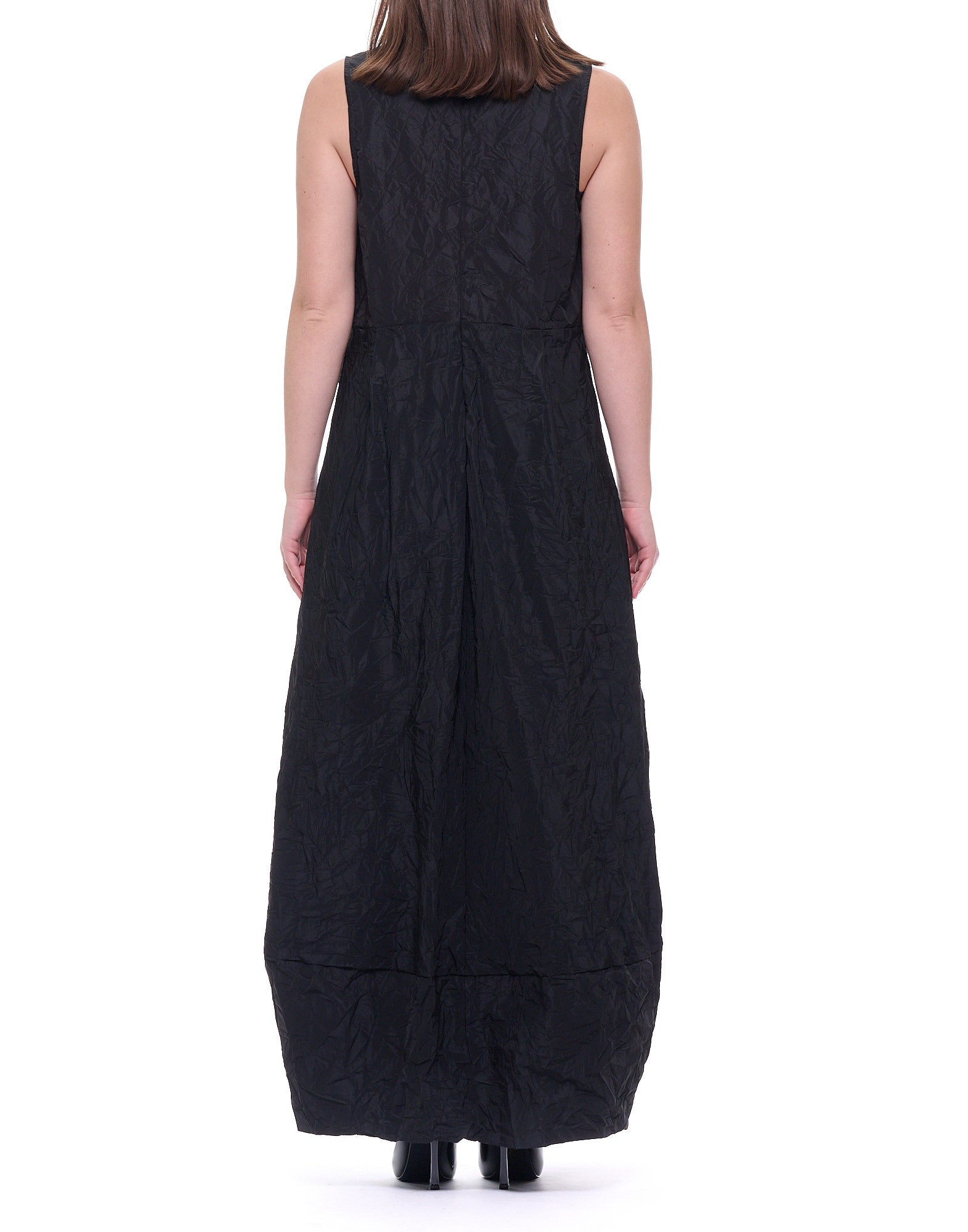 Sculptural Flared Bell Dress