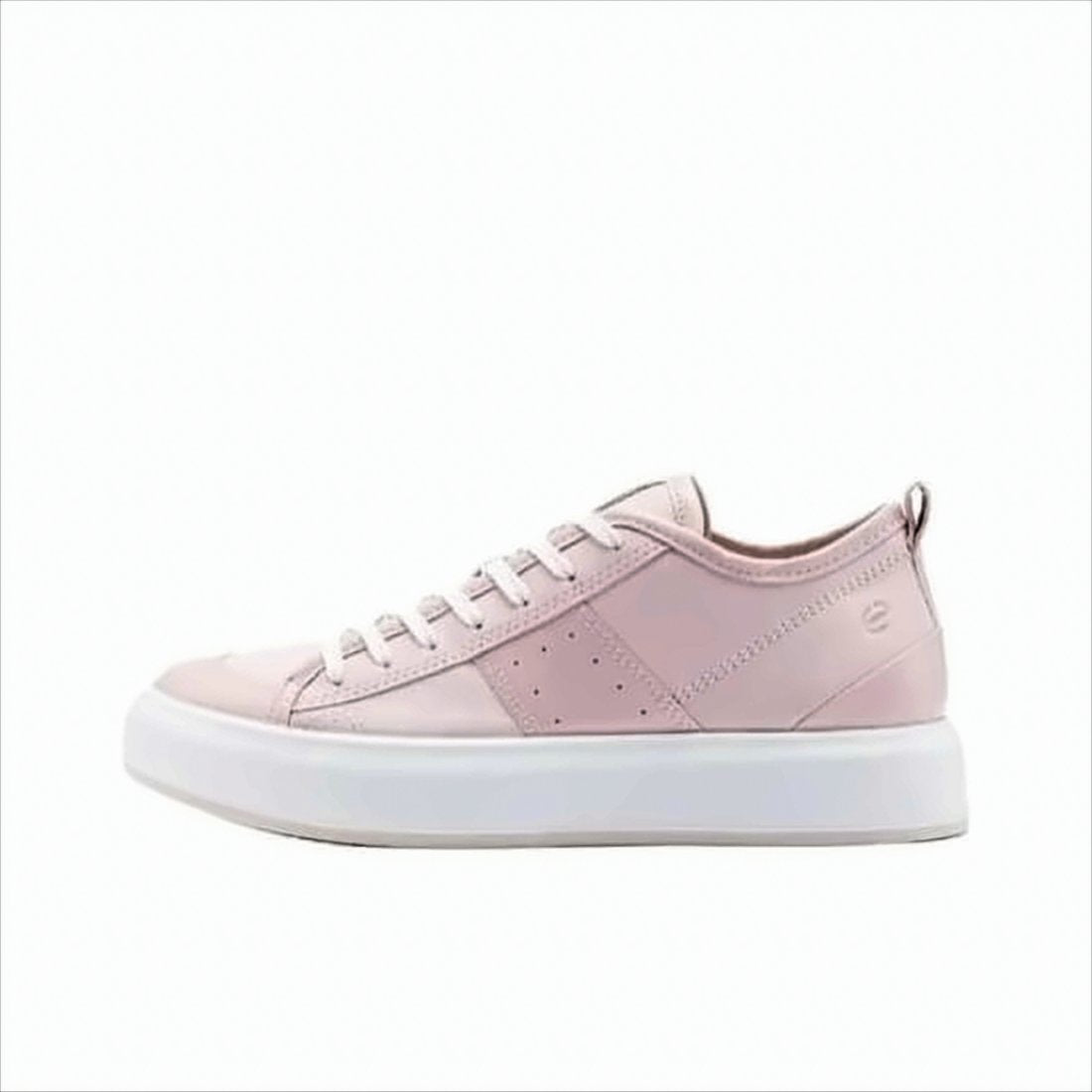Minimalist Leather Sneakers with Rubber Sole