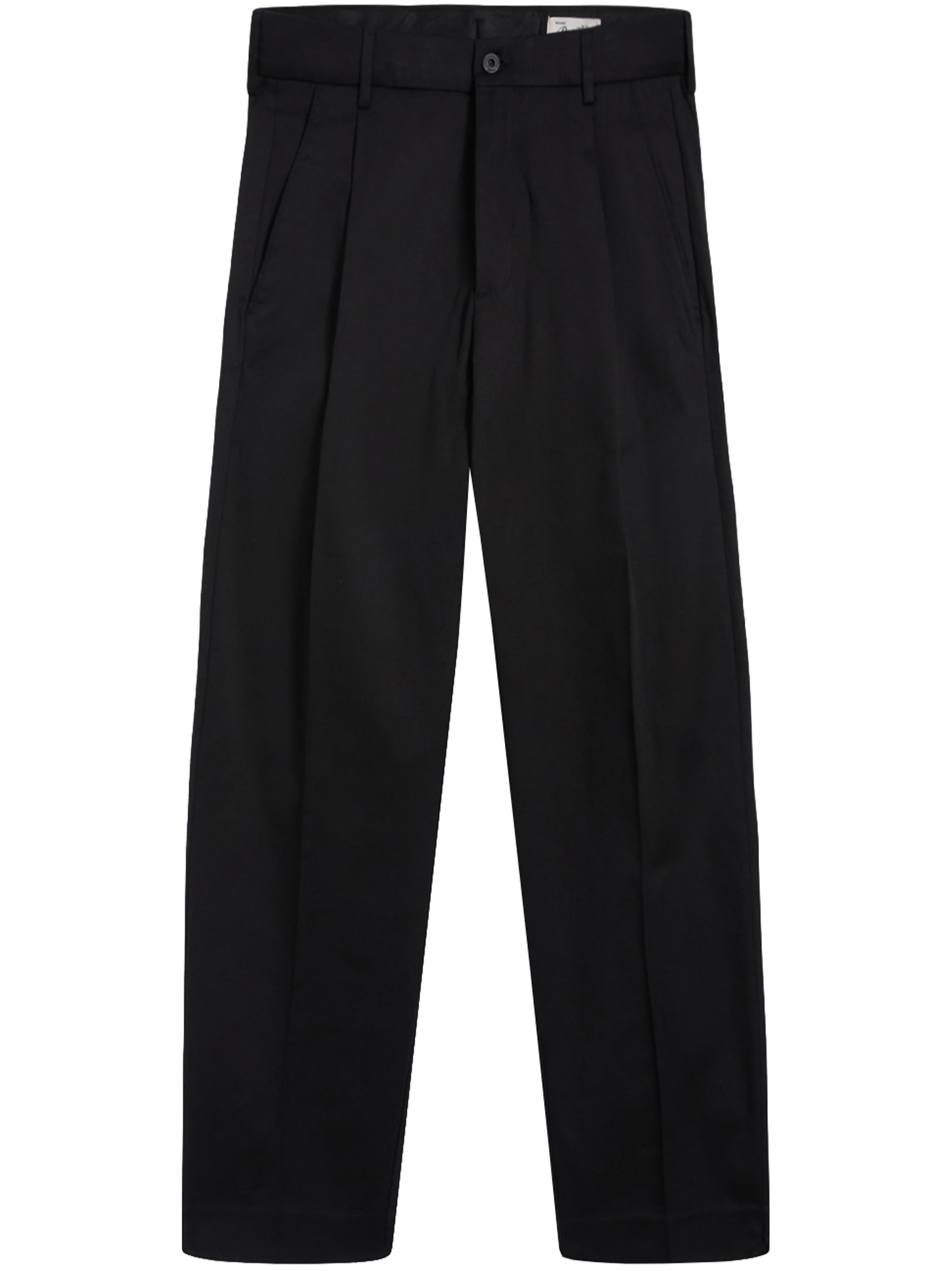 Black Alain Tailored Straight Leg Trousers