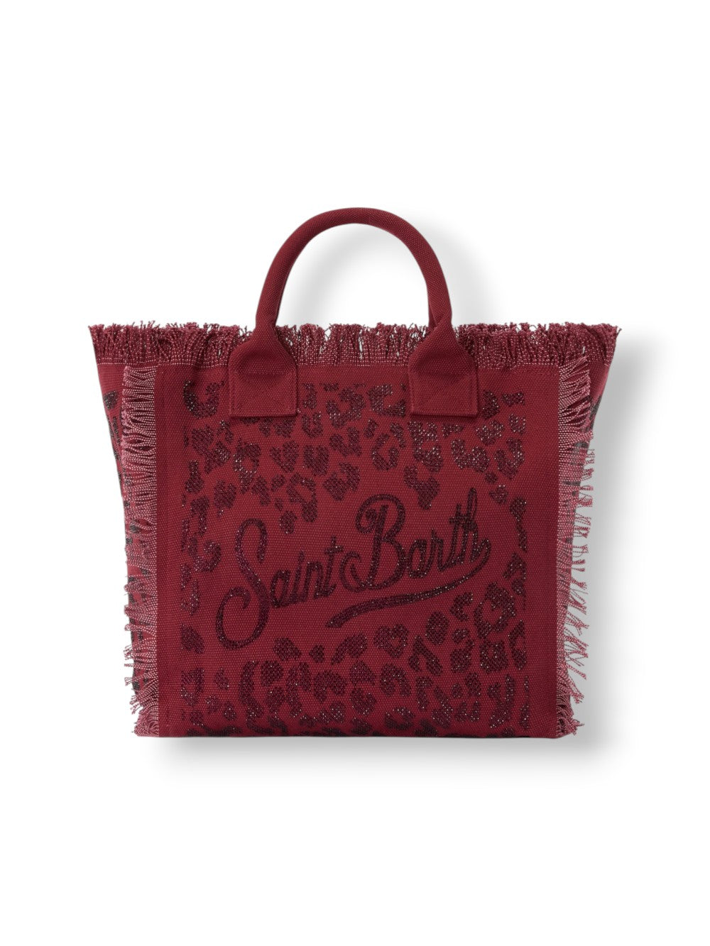 Red Vanity Cotton Shoulder Bag