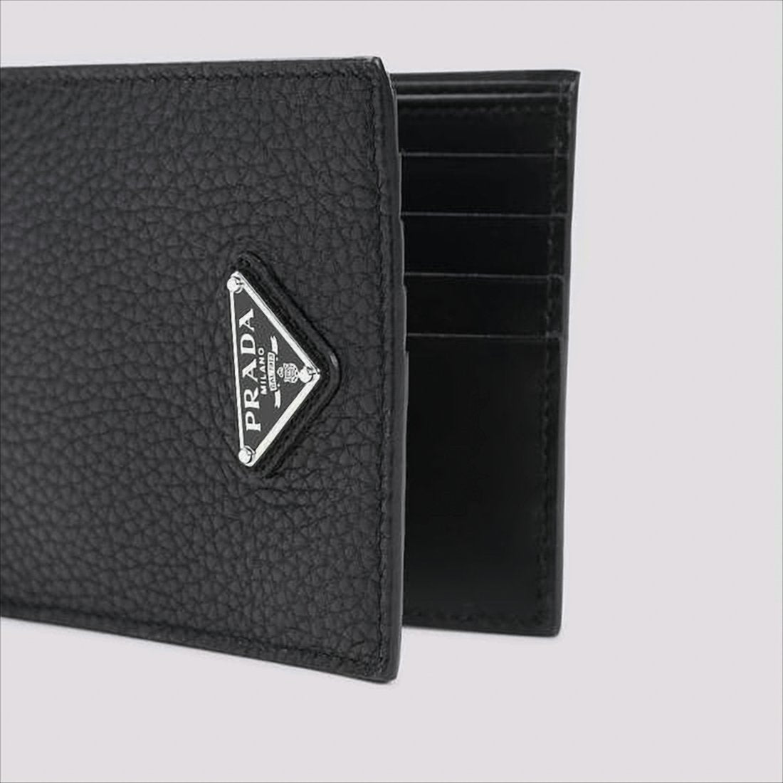 Textured Calf Leather Bifold Wallet