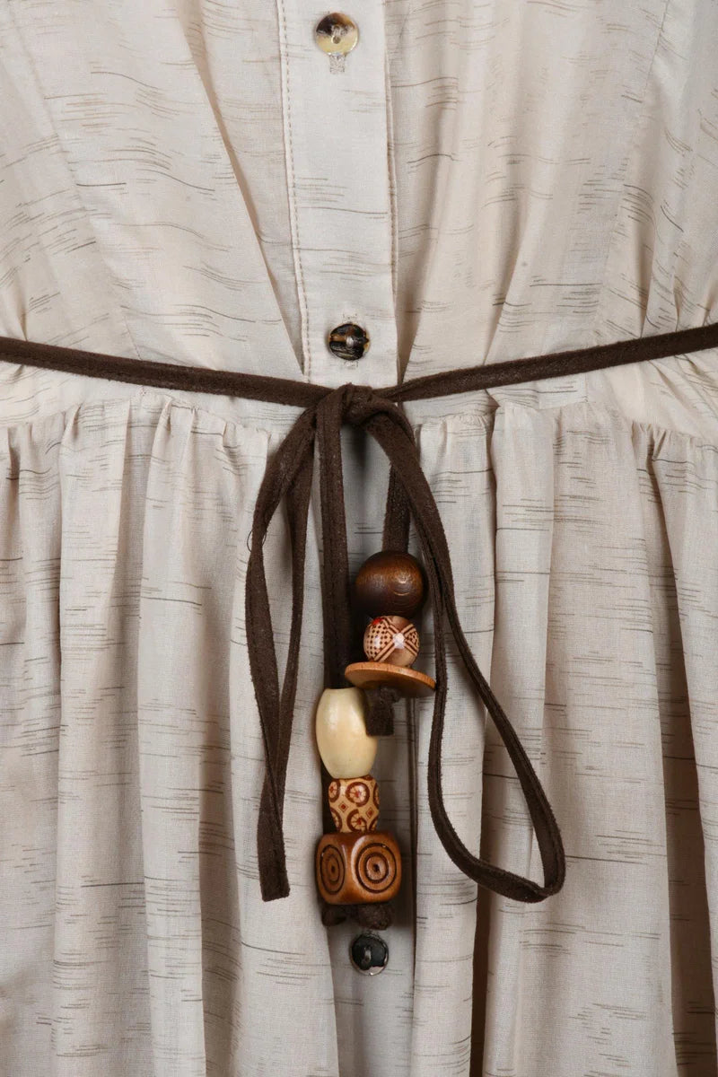 Chemise Dress - Beige