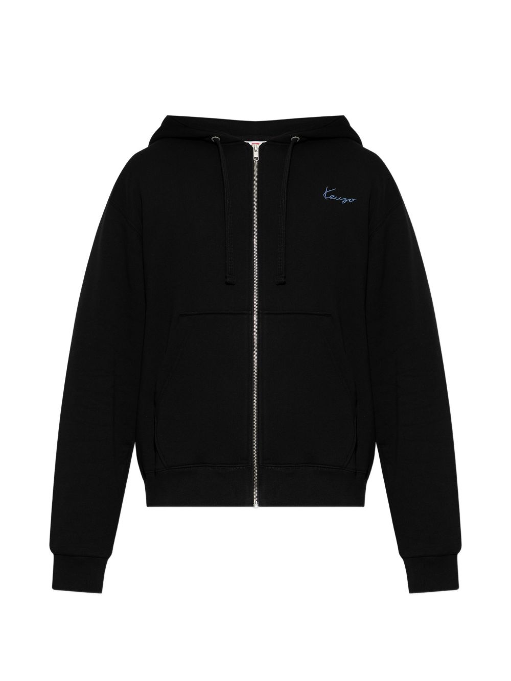 Black Round Neck Logo Knit Sweater