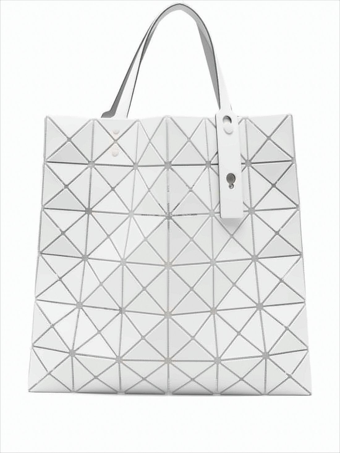 Geometric Tote Bag With Detachable Strap