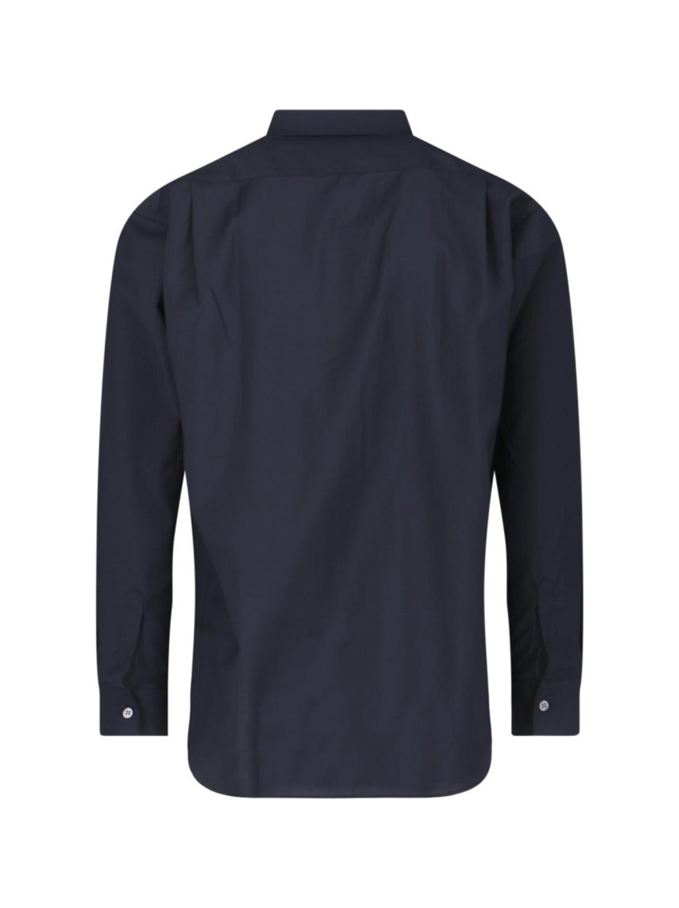 Classic Wool Shirt – Navy Blue