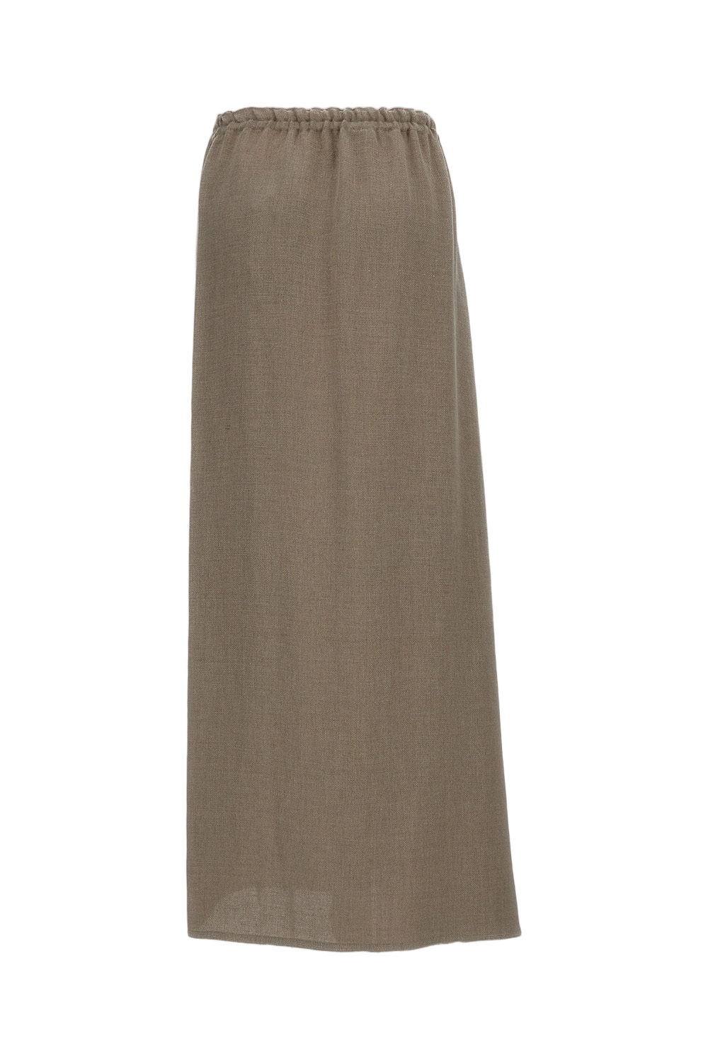 Beige Long Sarong Skirt