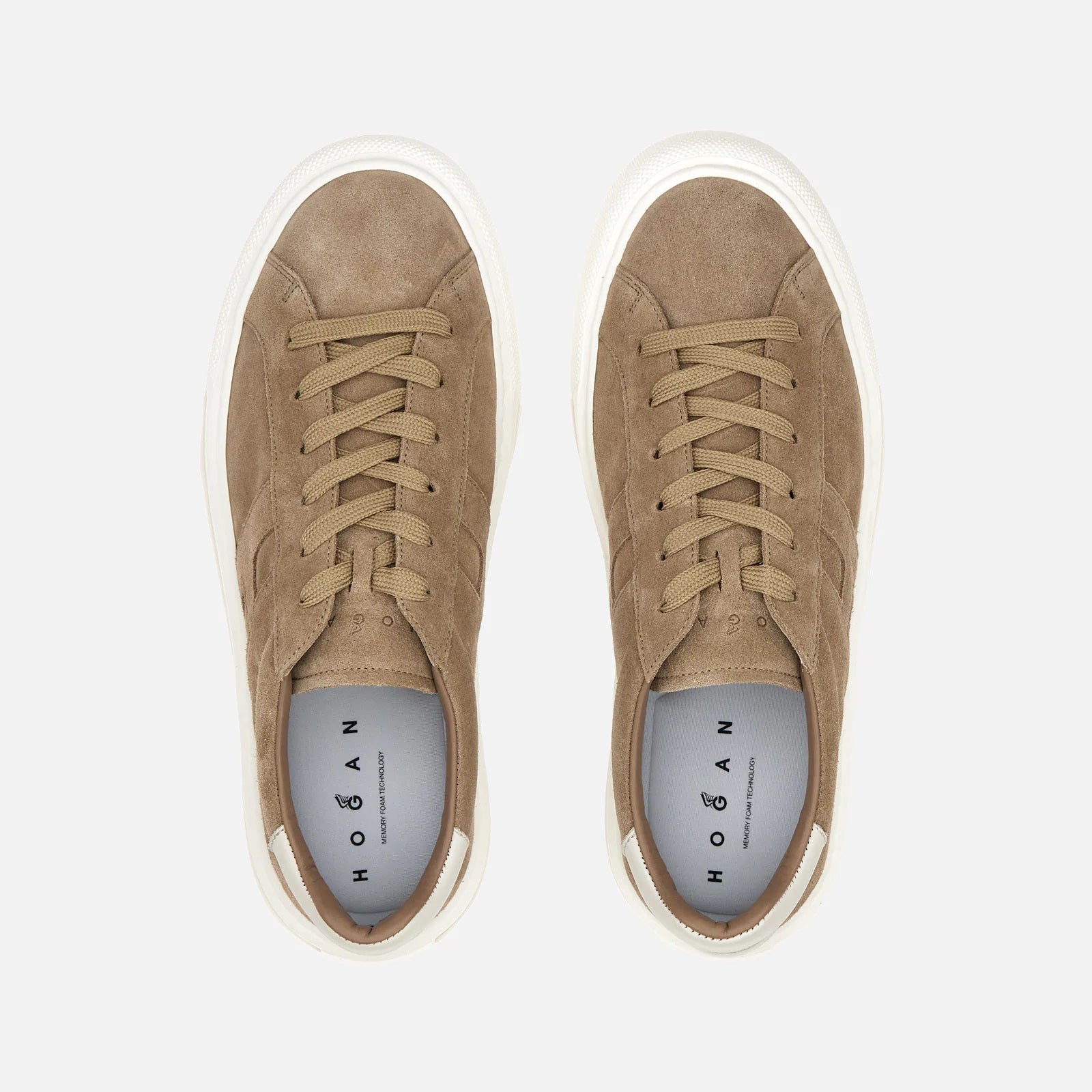 H691 Allacciato H Sneakers in Beige