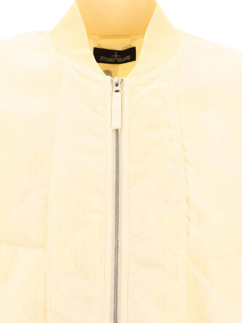 Bomber Jacket with Subtle Texture