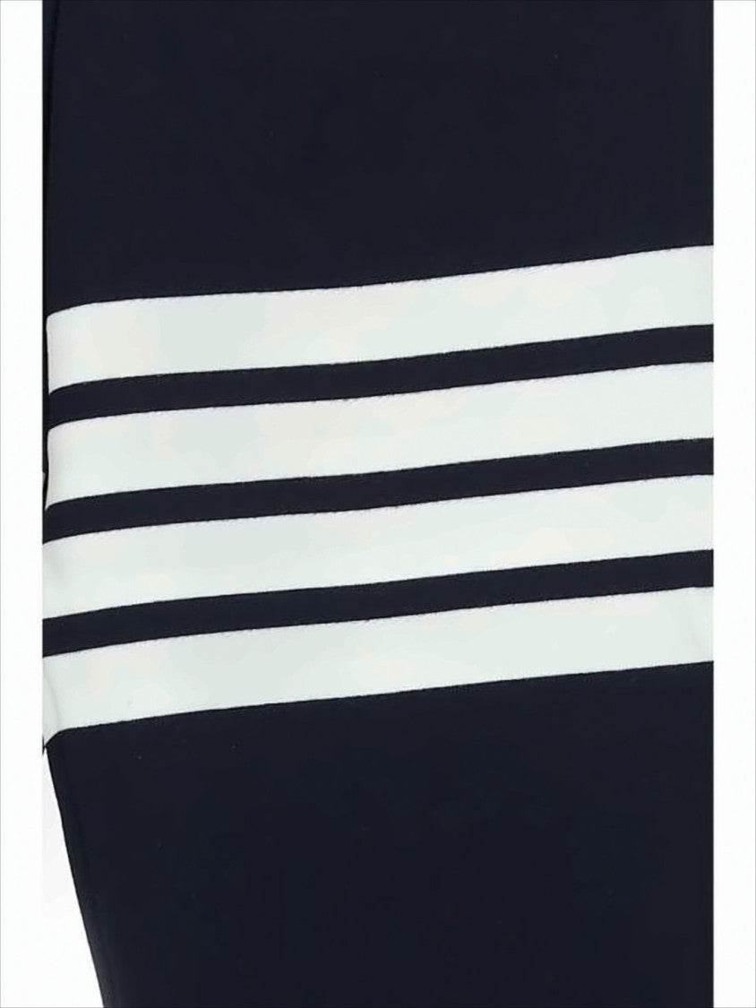 Tapered Black Jogger Pants with Ribbed Cuffs