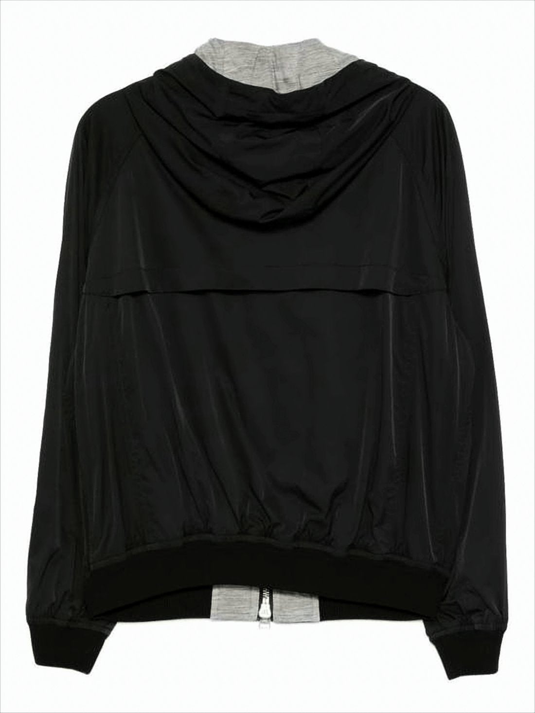 Sleek Black Zip-Up Jacket
