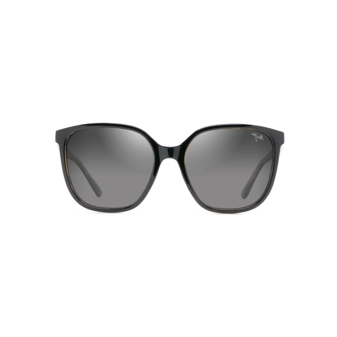 Good Fun Square-Frame Sunglasses with Glossy Black Finish