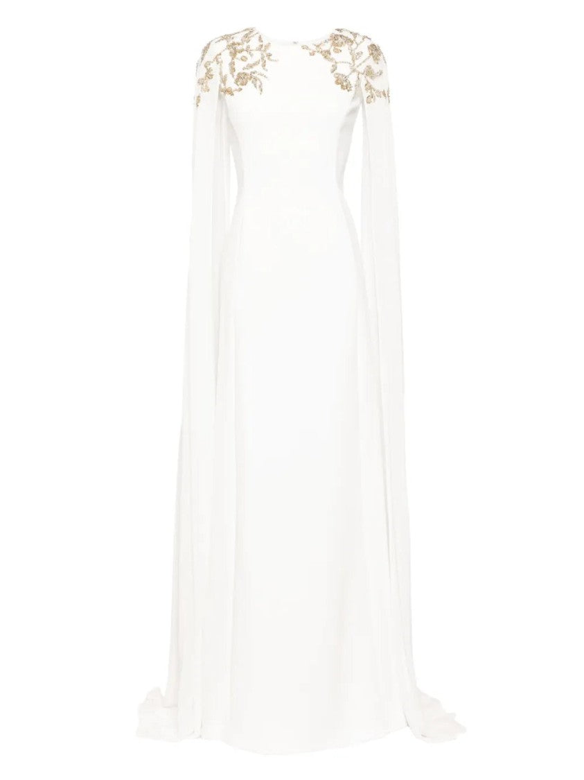 Embellished Crepe Kaftan
