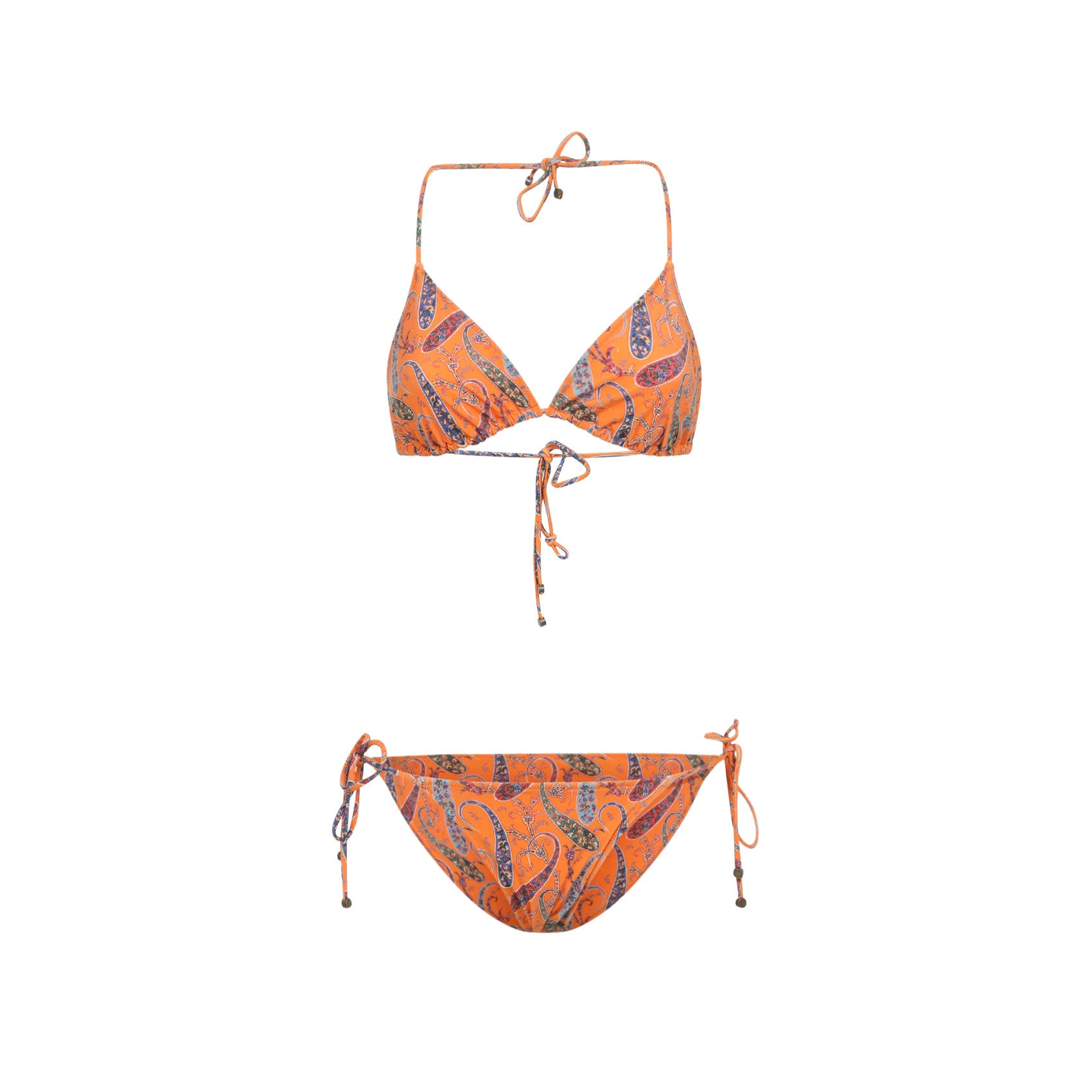 Paisley Print Two-Piece Bikini Set