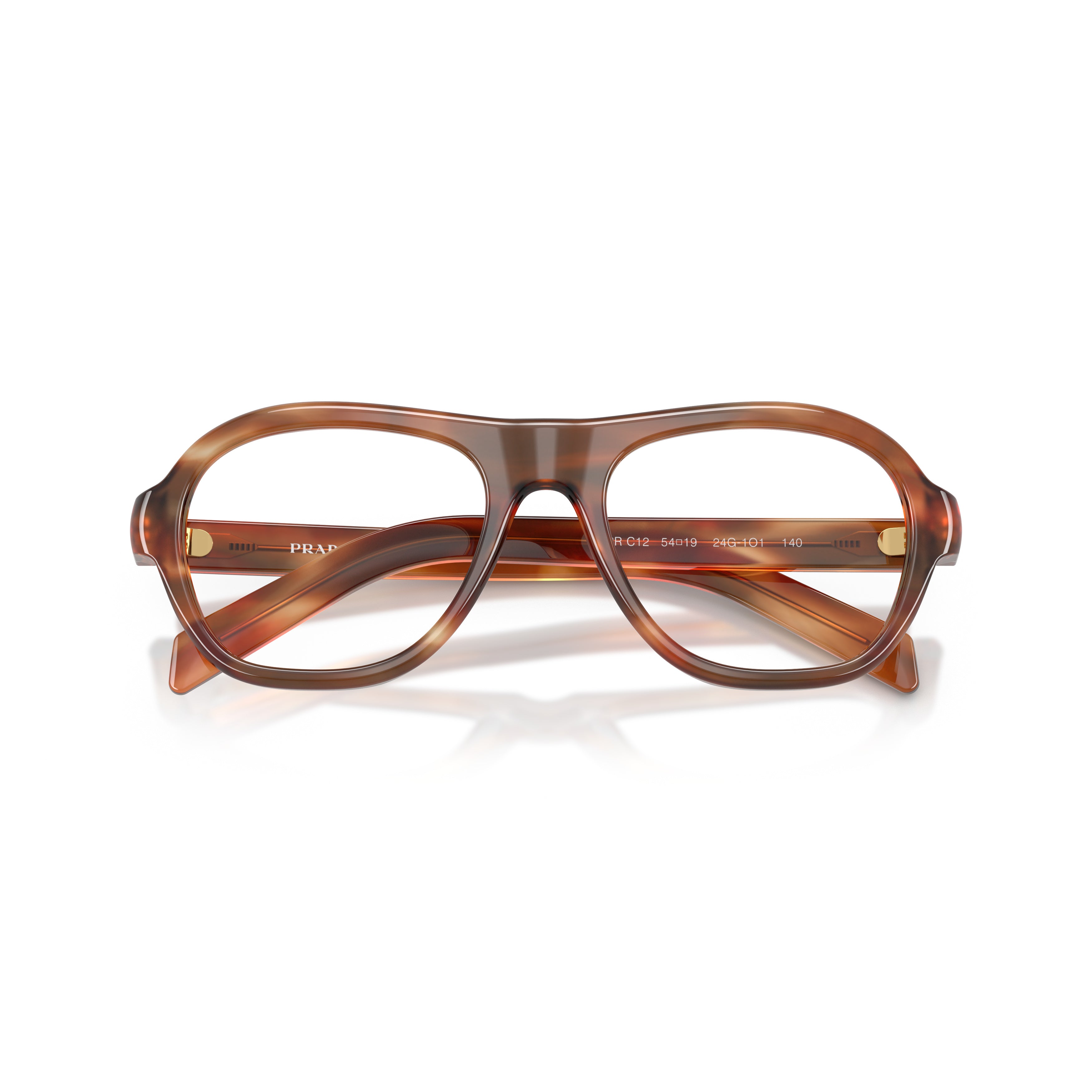 0pr C12v Aviator-Inspired Tortoiseshell Acetate Sunglasses