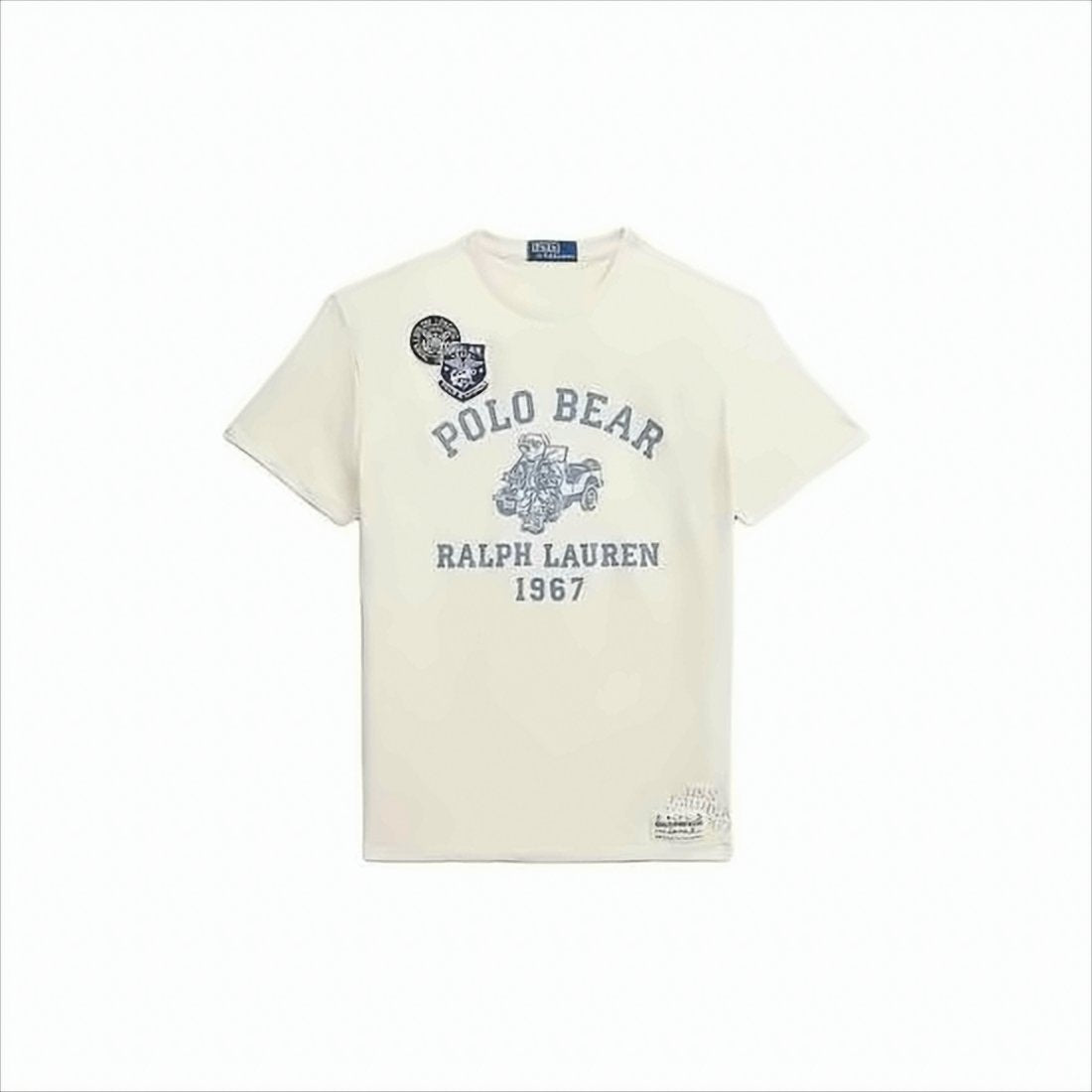 Vintage-Inspired Printed T-Shirt with Classic Crew Neckline