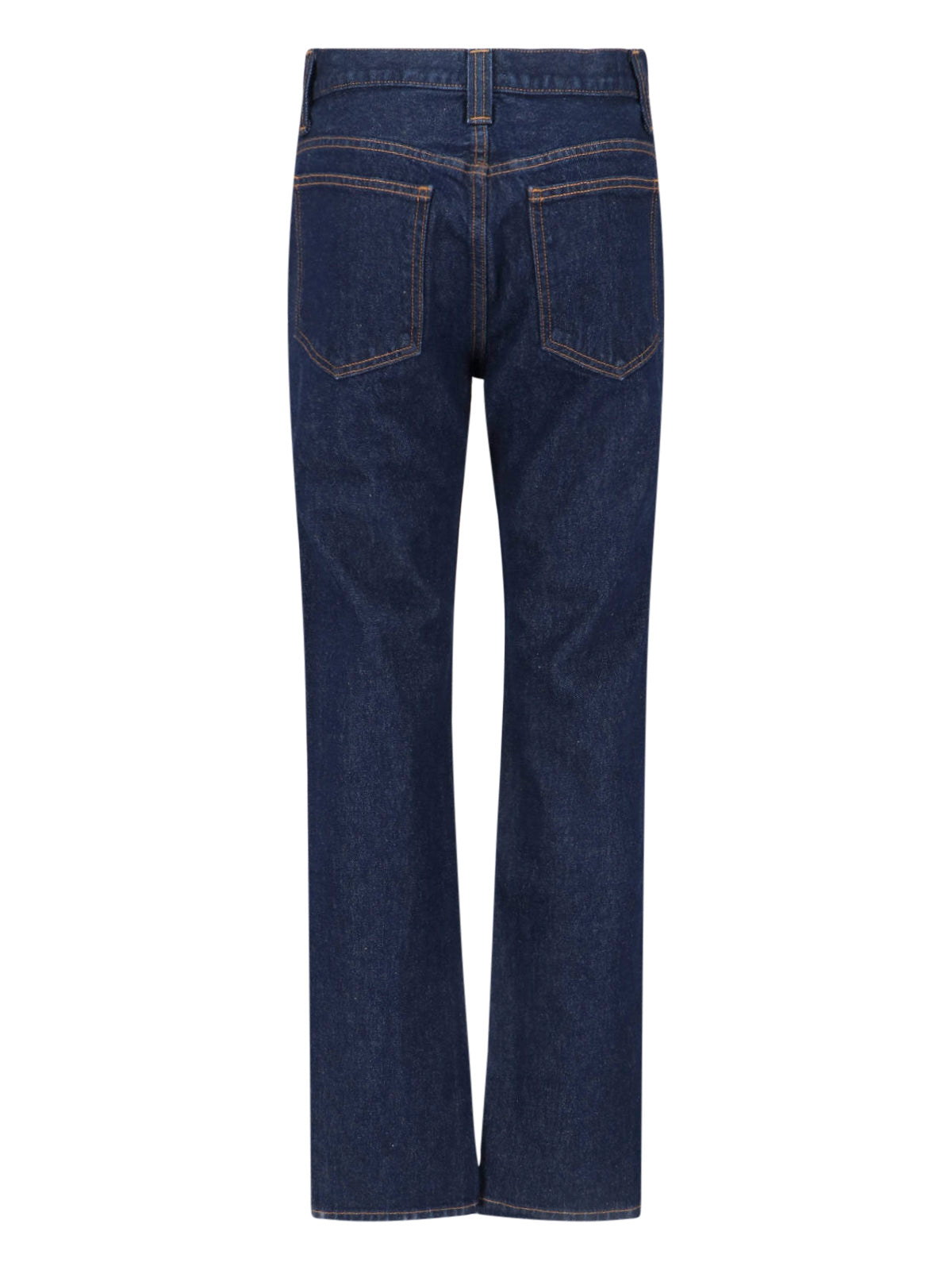 Dark Blue Farley Straight-Leg Denim Jeans