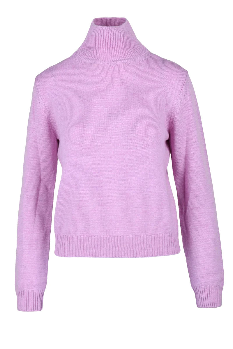 Turtleneck Sweater - Pink