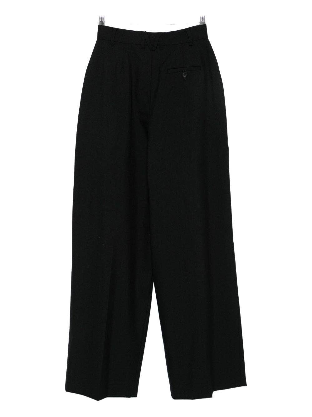 Pleated Black Trousers