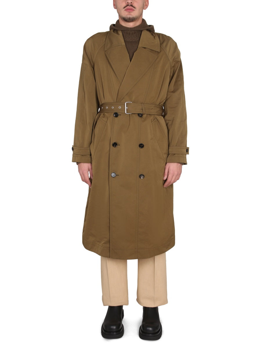 Nylon Folding Trench Coat