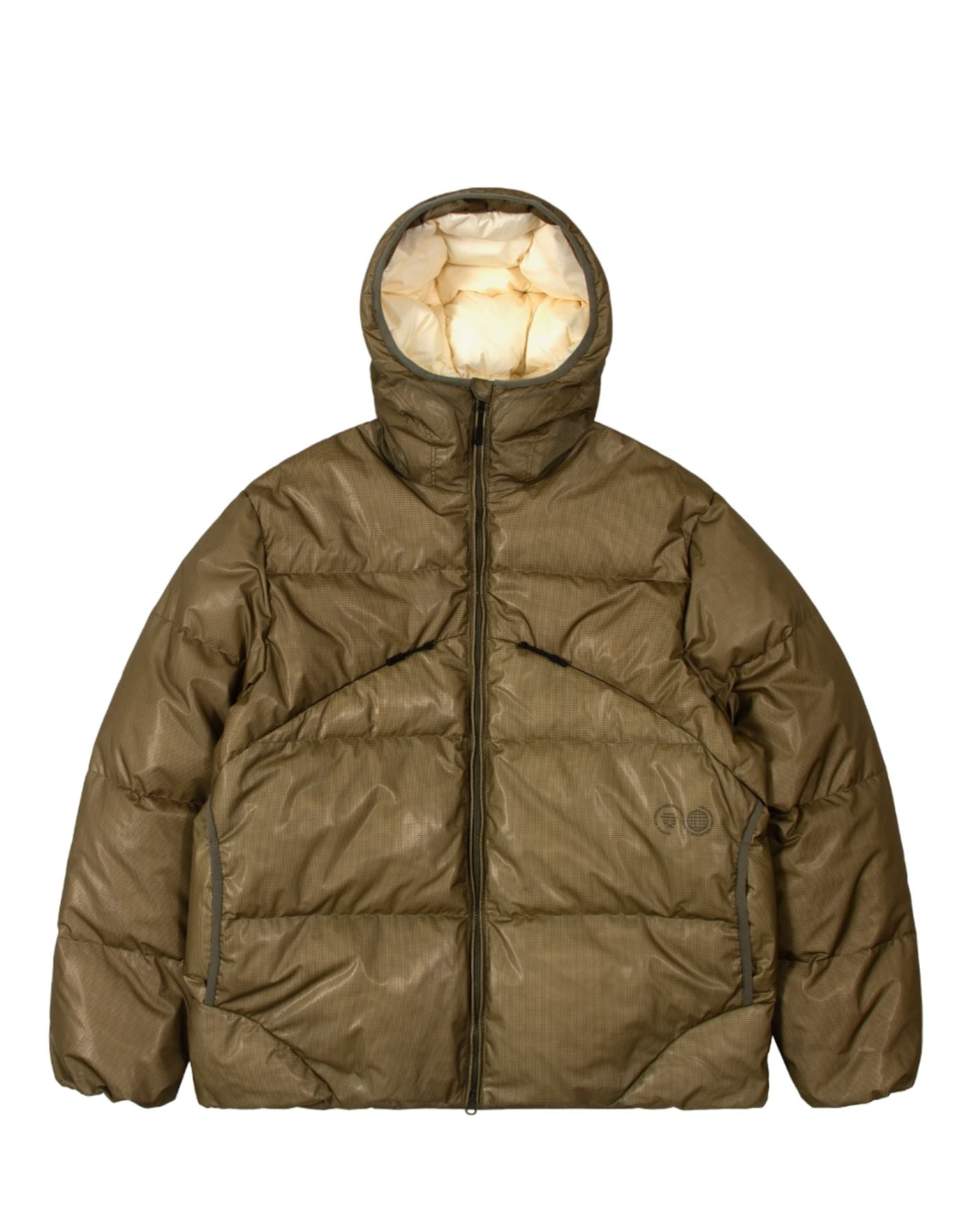Shield Puffer Jacket With Barnacle Mesh