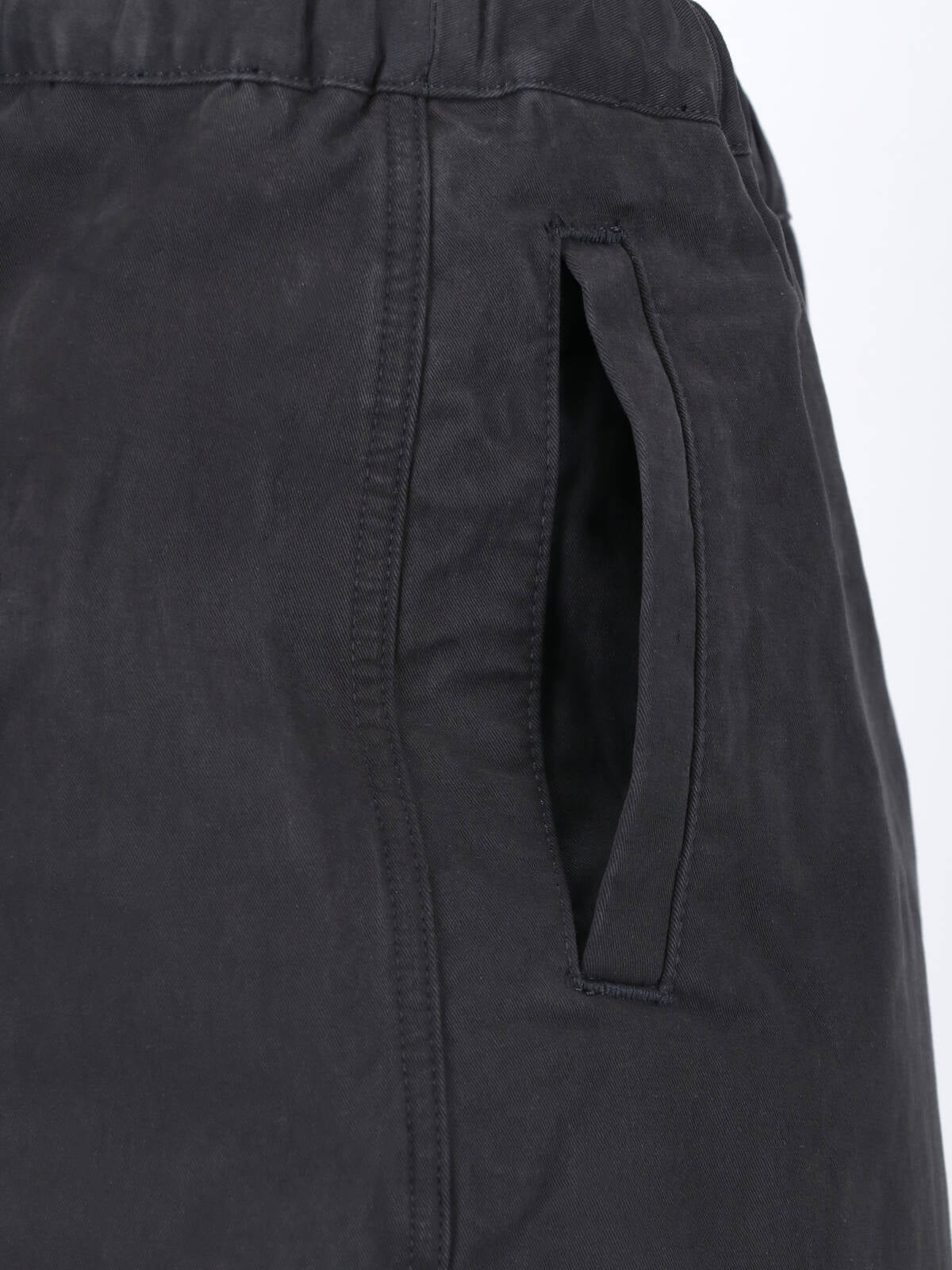 Black Relaxed Fit Adjustable Shorts