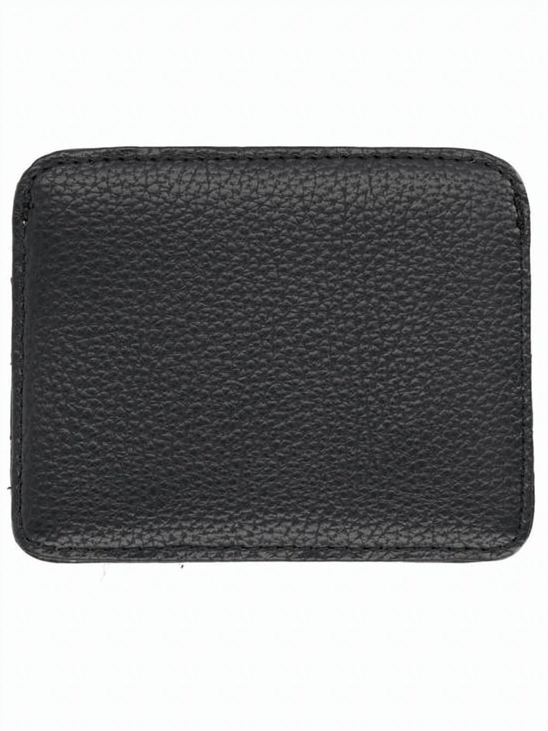 Textured Polyurethane Cardholder With Metallic Details