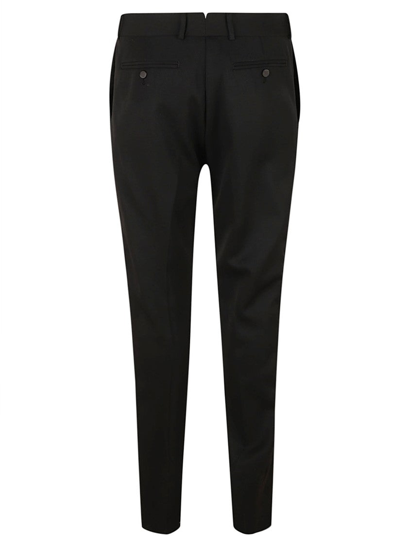 Tailored Slim-Fit Trousers With Structured Waistband