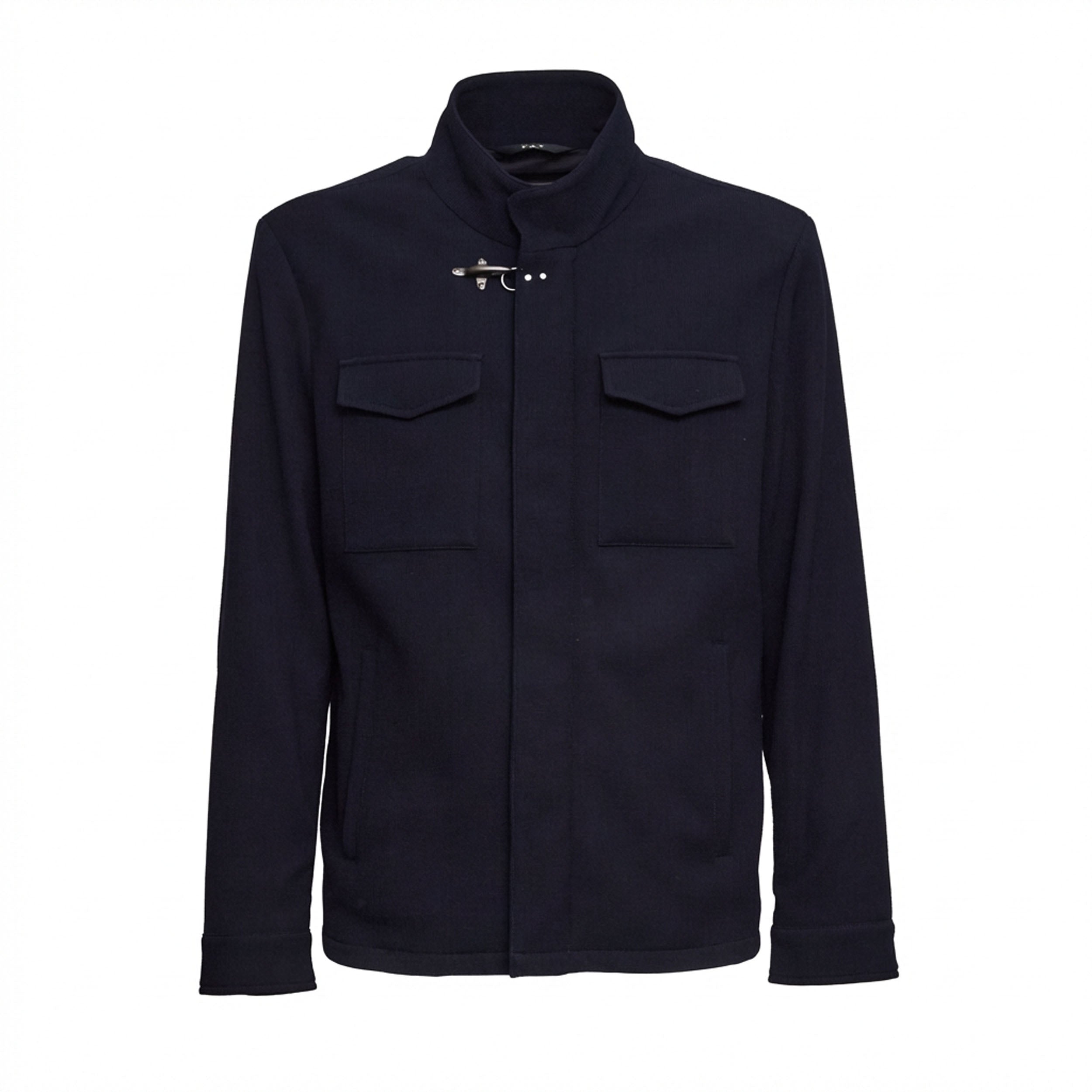 Wool & Cotton Stretch Short Travel Jacket