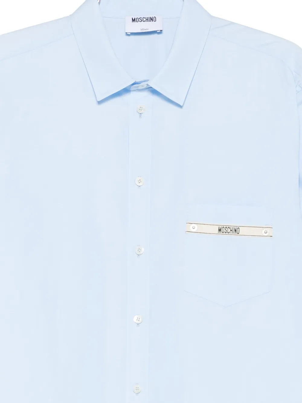 Tailored White Shirt With Button-Down Front