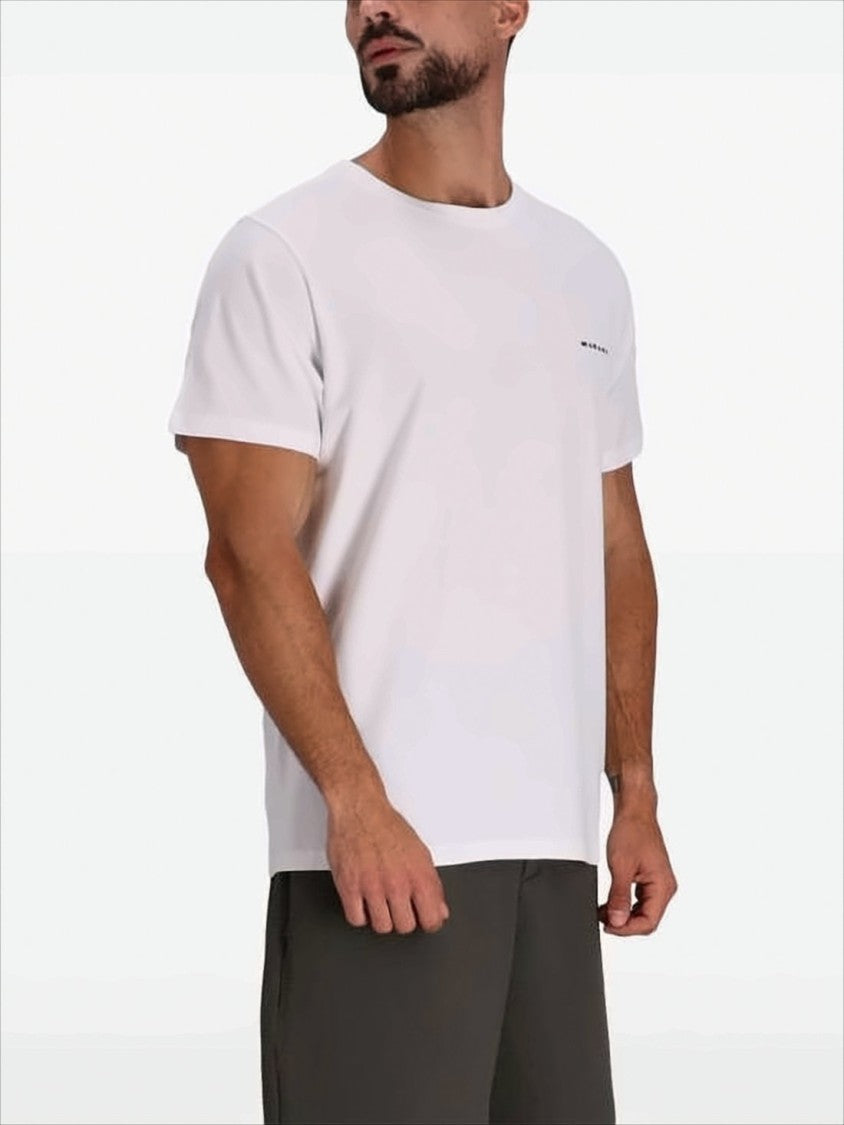 Relaxed Fit White Cotton T-Shirt