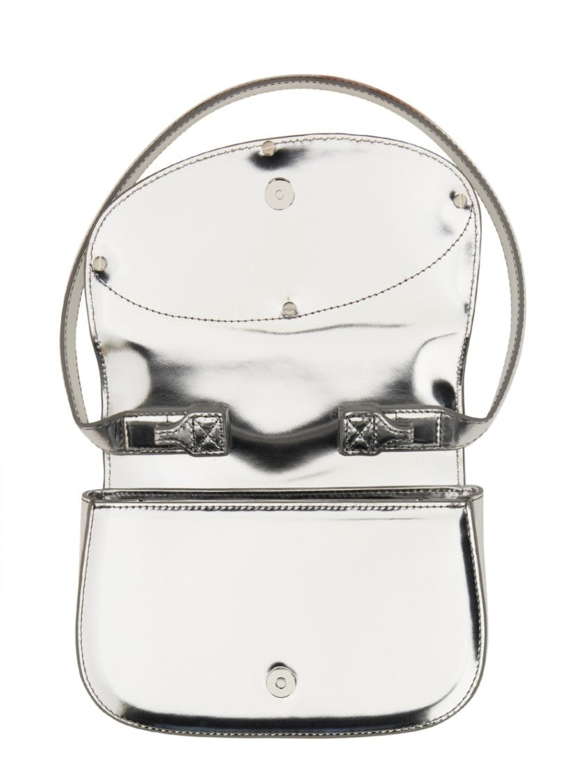 Silver Metallic Shoulder Bag