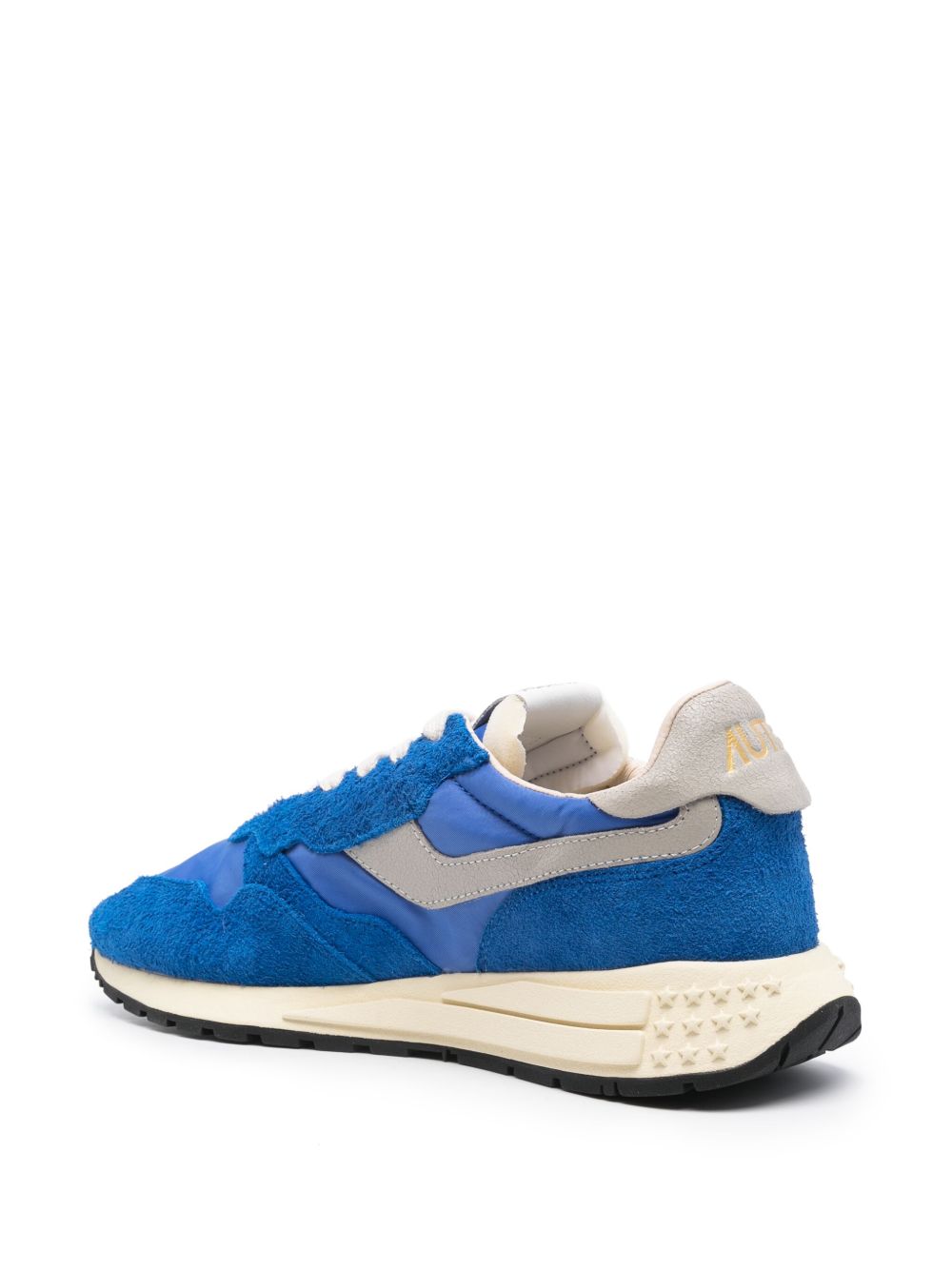 Panelled Suede Sneakers with Contrasting Details