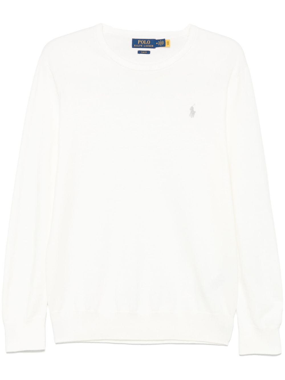 Cotton Sweater With Round Neckline