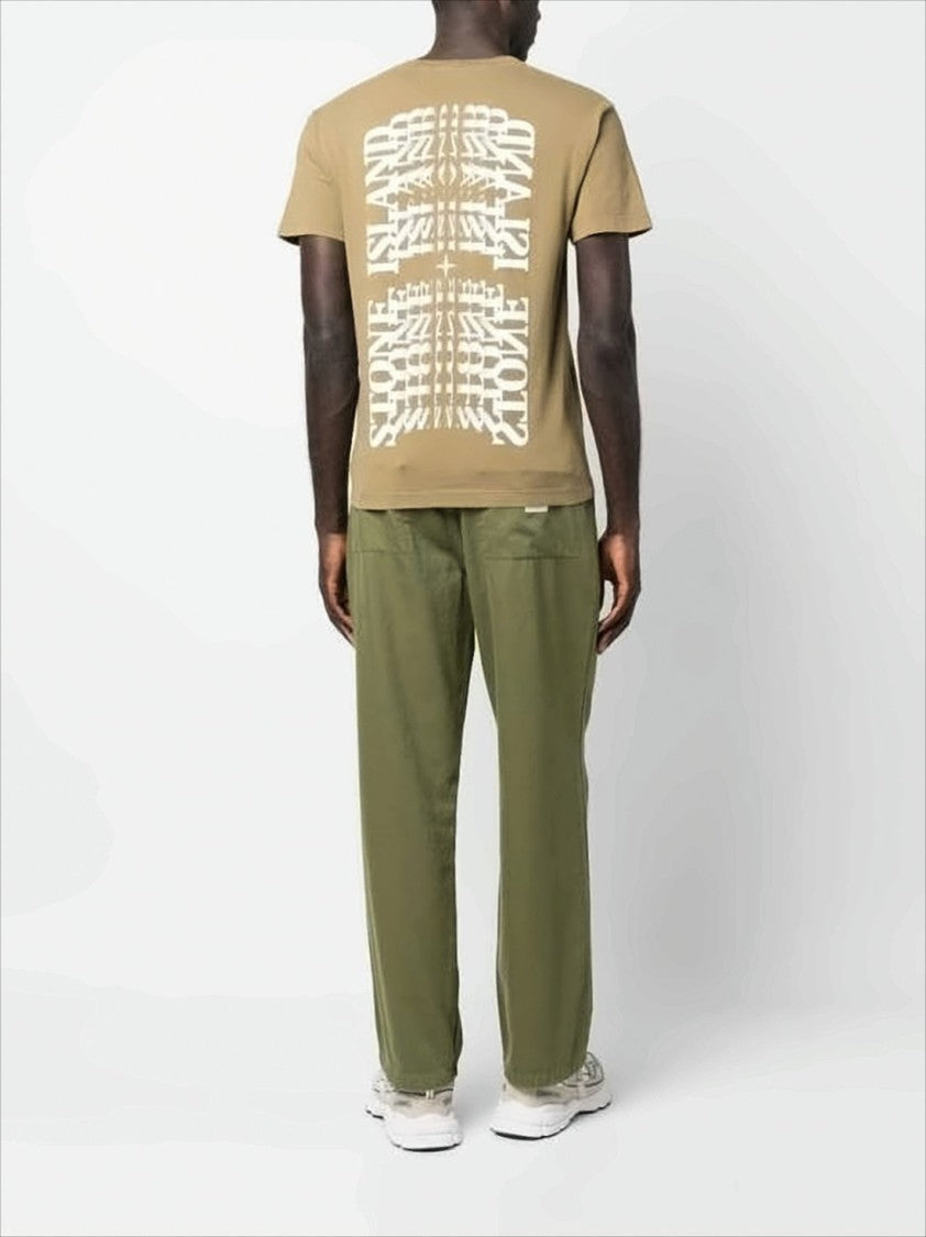 Relaxed-Fit Graphic Print T-Shirt With Emblem