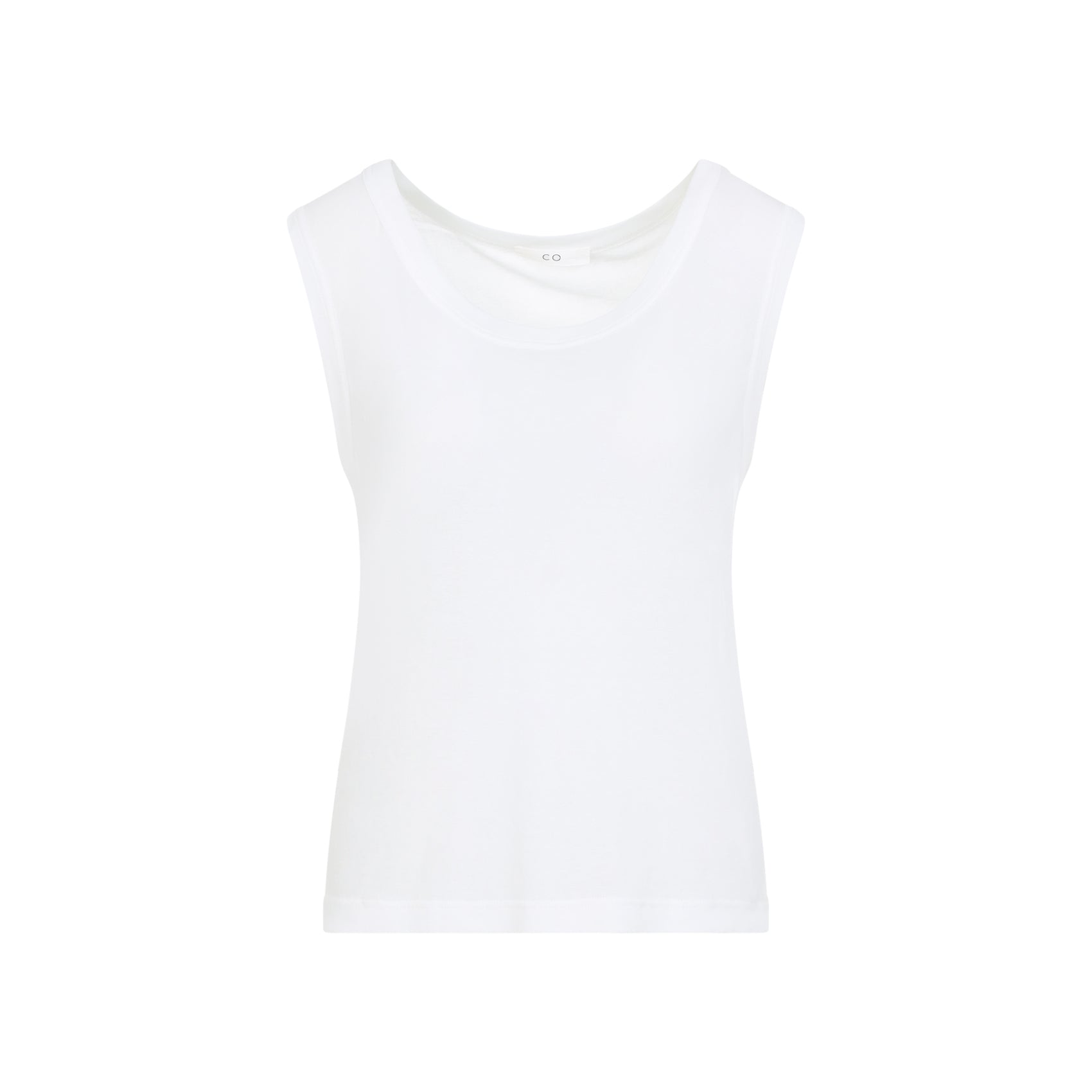 Relaxed-Fit Sleeveless Cotton Top
