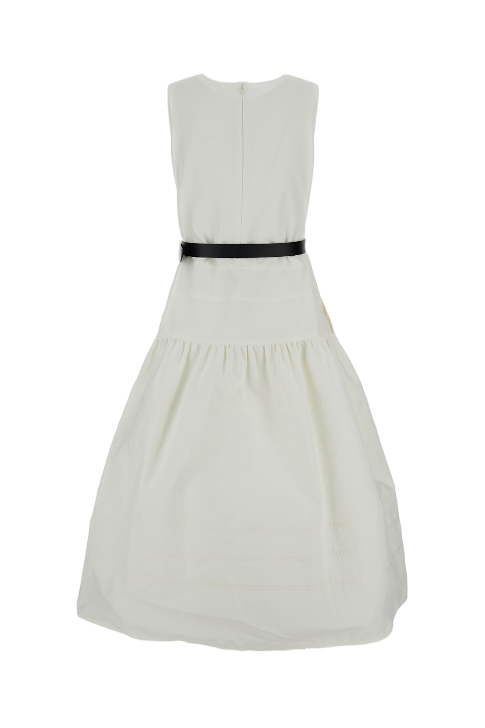Pristine White Dress with Silhouette