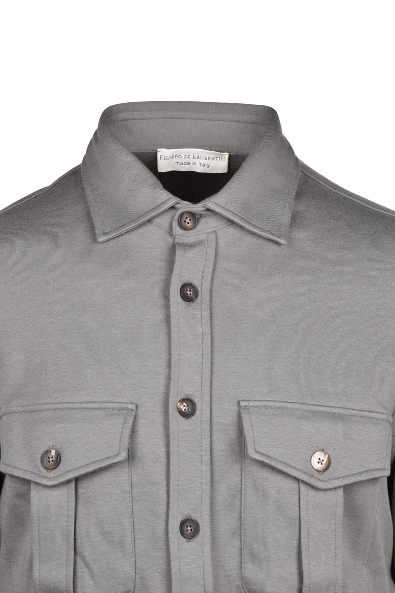 Cotton Shirt - Grey