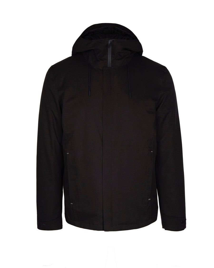 Technical Fabric Crestmont Jacket With Adjustable Hood