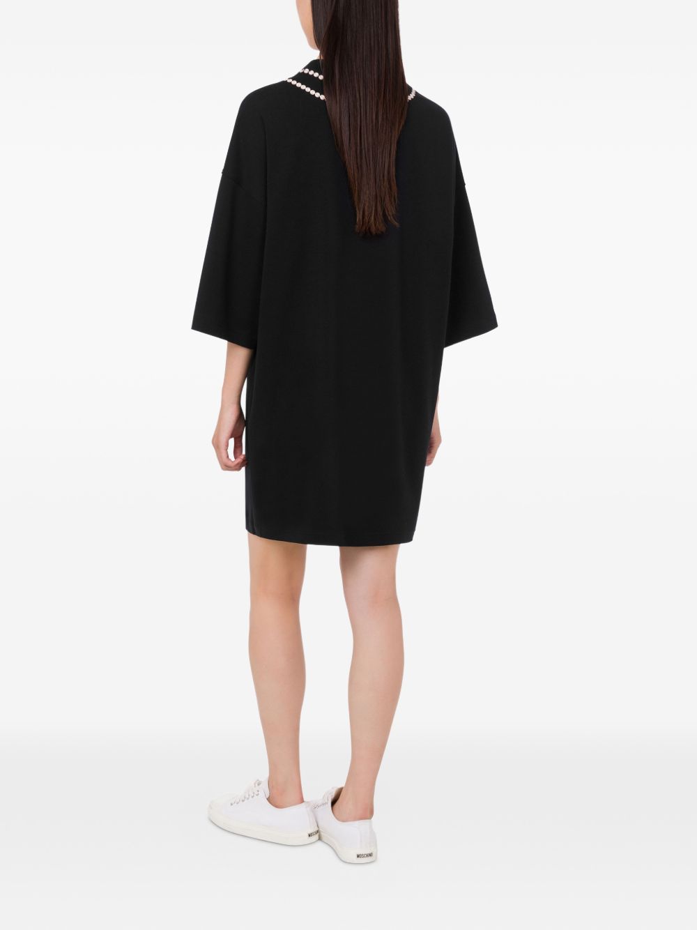 Loose-Fitting Black Silk