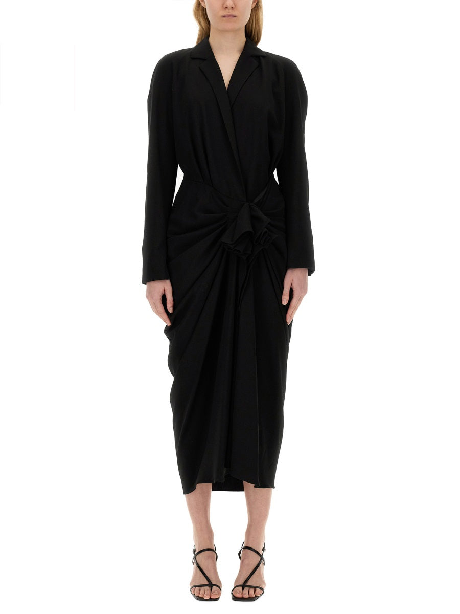 Slim Fit Midi Dress With Tailored Silhouette