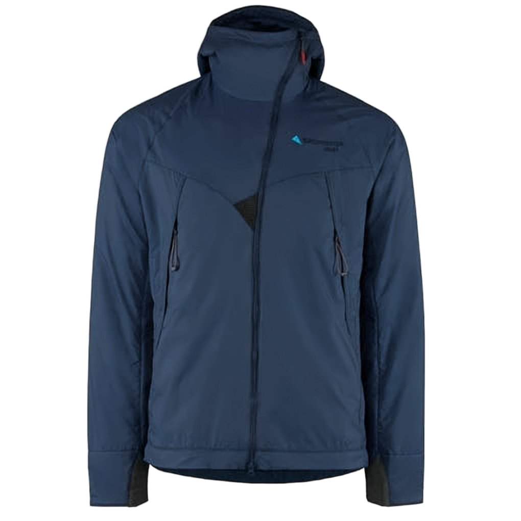 Blue Jacket with High Collar
