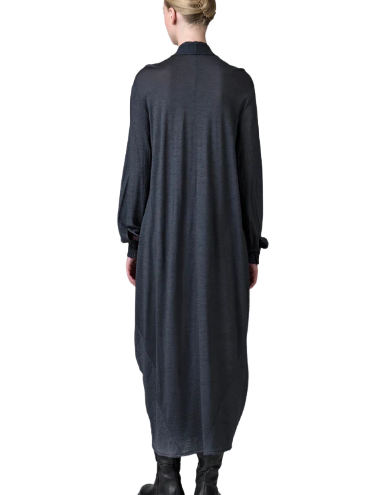 Long Virgin Wool Jersey Dress