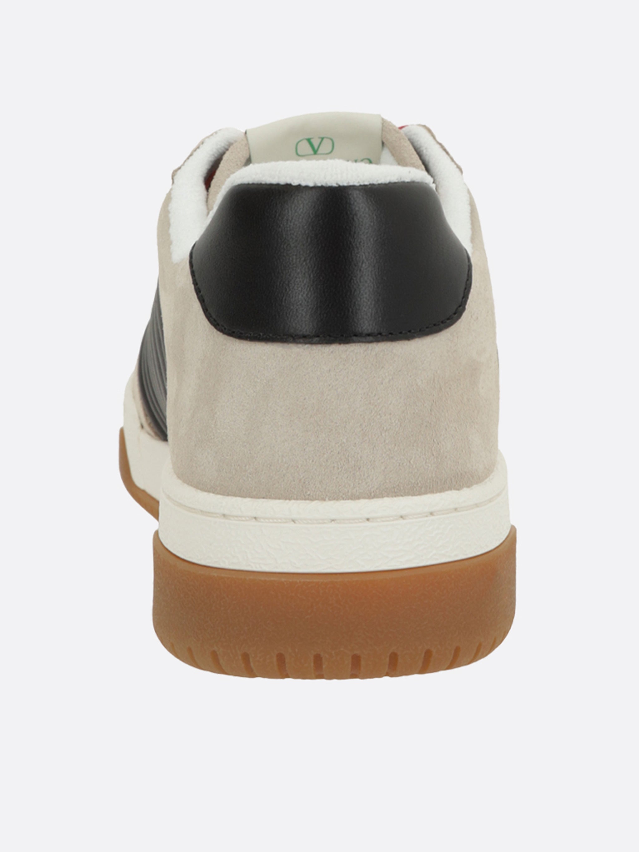Neutral Sneakers Beige Suede Mixed Sneakers