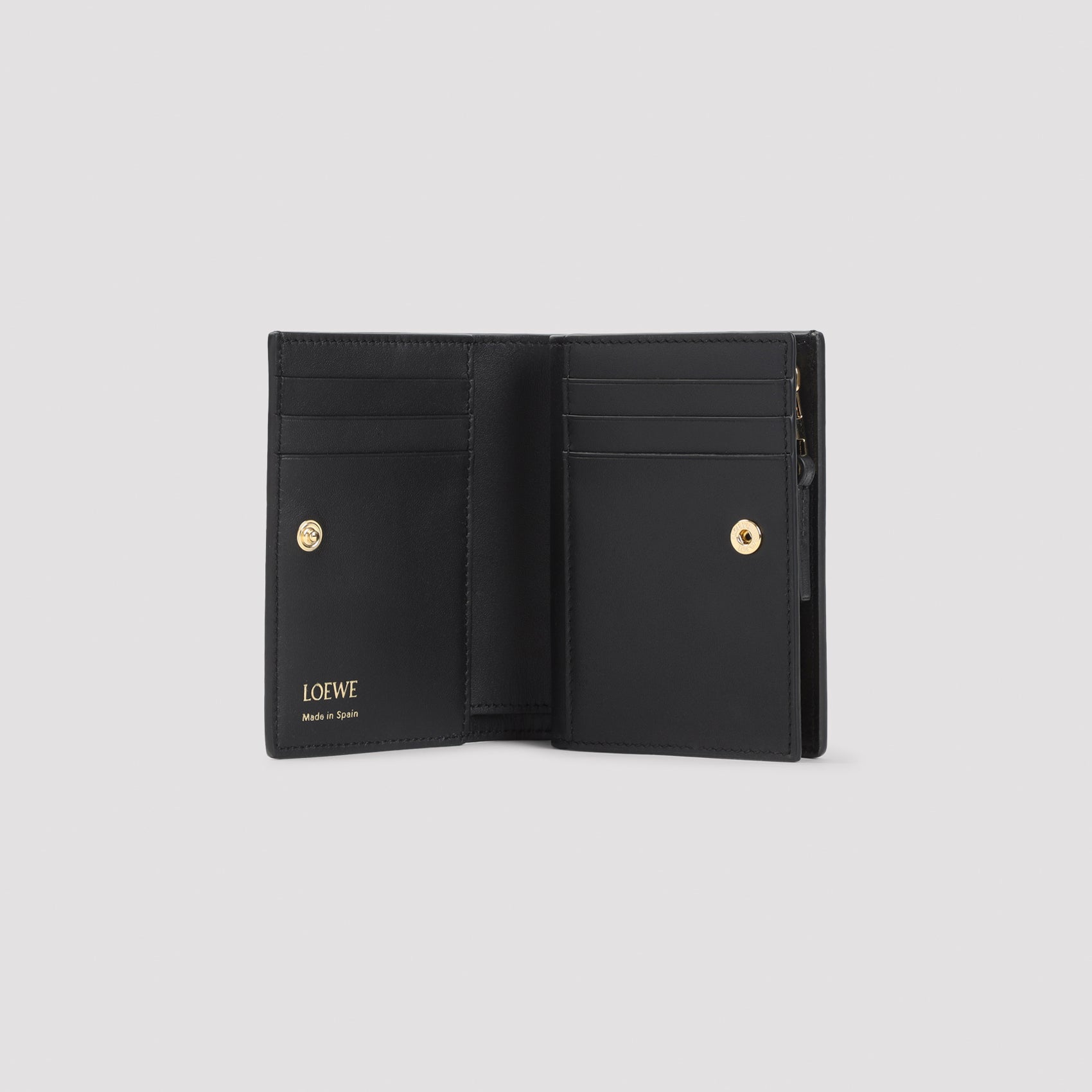 C612Ncwx01 Black Calfskin Wallet